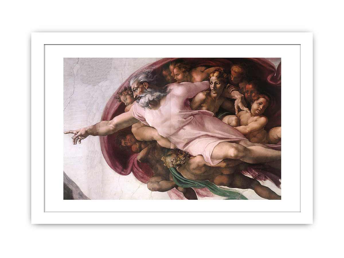 Creation of Adam (detail) By Michelangelo Buonarroti
