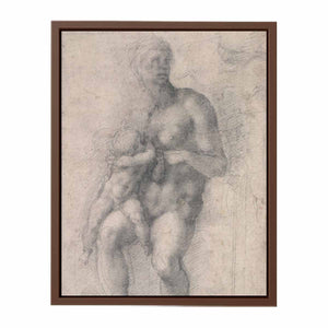 Study for a Holy Family with the Infant St.John By Michelangelo Buonarroti