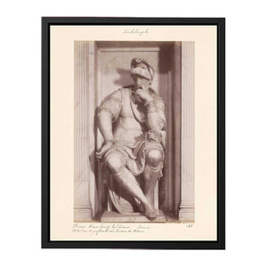 Tomb of Lorenzo de' Medici: Lorenzo de' Medici [detail: 1] By Michelangelo Buonarroti