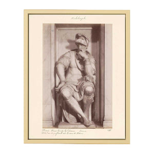 Tomb of Lorenzo de' Medici: Lorenzo de' Medici [detail: 1] By Michelangelo Buonarroti