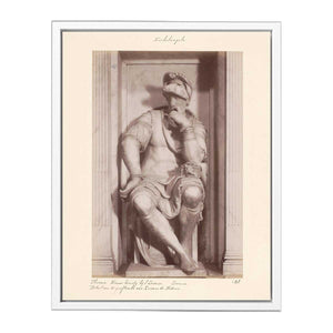 Tomb of Lorenzo de' Medici: Lorenzo de' Medici [detail: 1] By Michelangelo Buonarroti