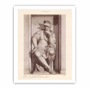 Tomb of Lorenzo de' Medici: Lorenzo de' Medici [detail: 1] By Michelangelo Buonarroti