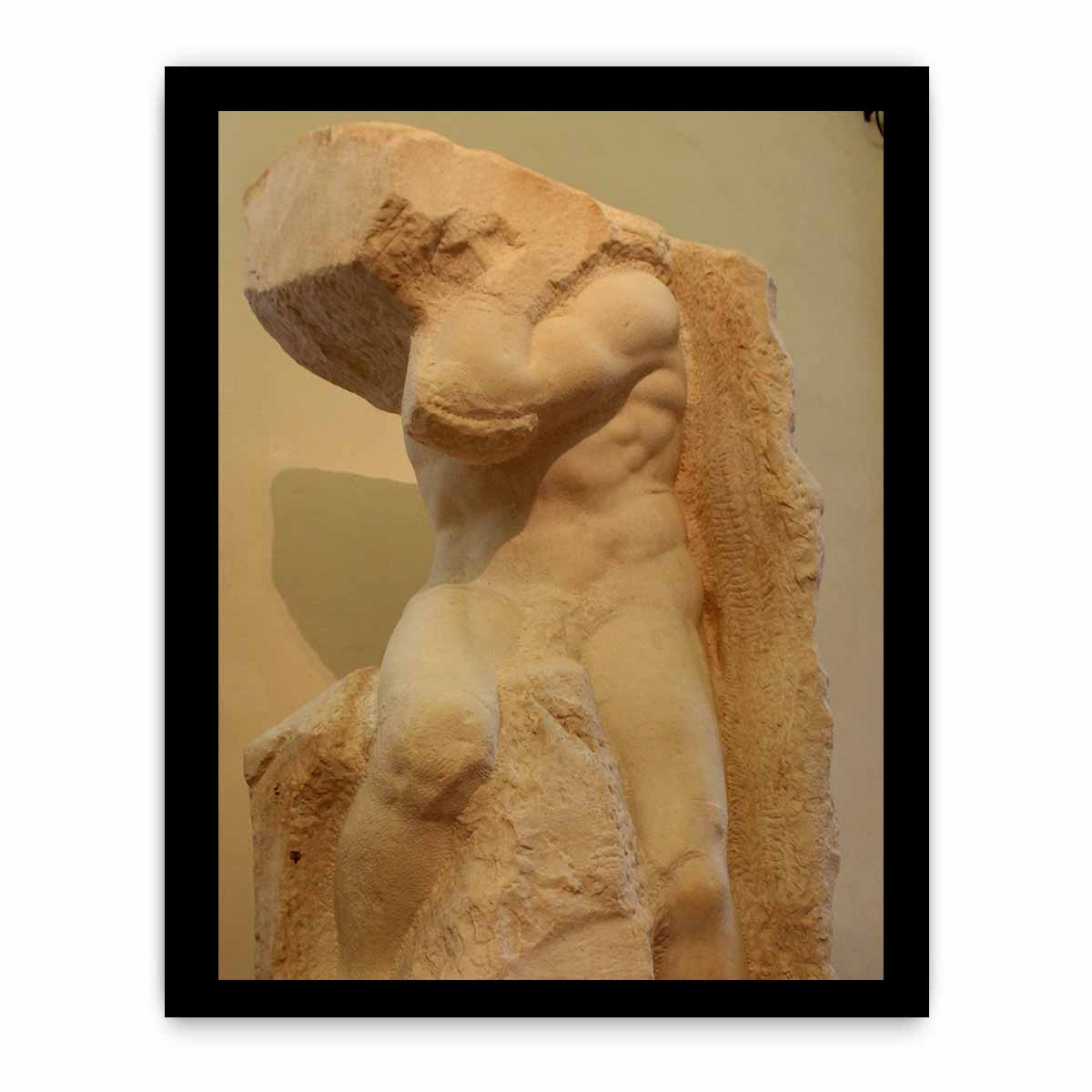 Atlas Slave By Michelangelo Buonarroti