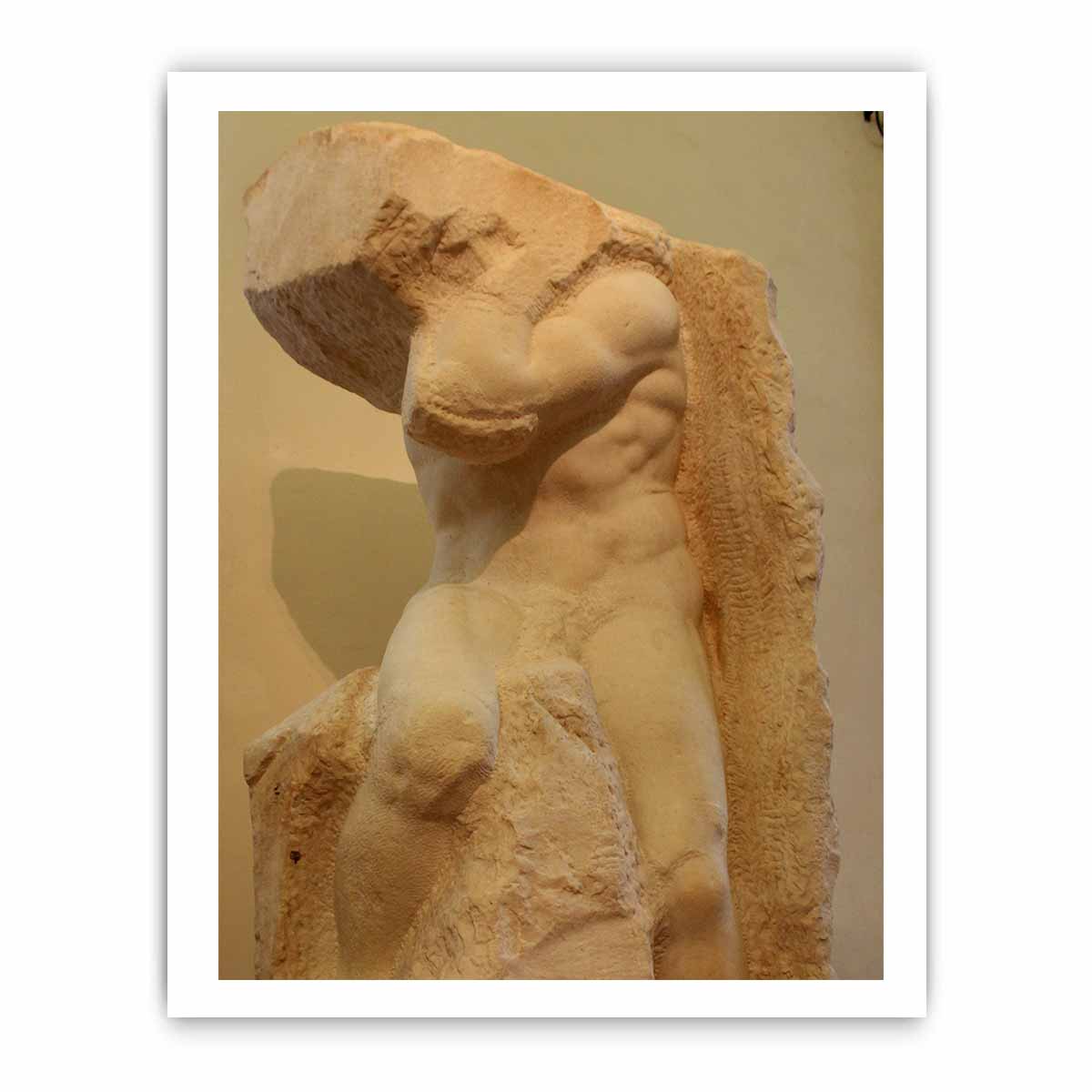 Atlas Slave By Michelangelo Buonarroti