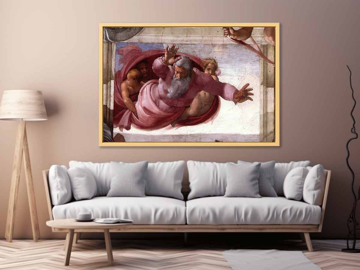 Separation of the Earth from the Waters By Michelangelo Buonarroti