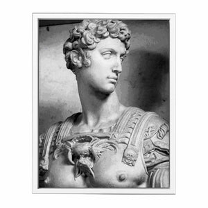 Tomb of Giuliano de' Medici: Giuliano de' Medici [detail: 1] By Michelangelo Buonarroti