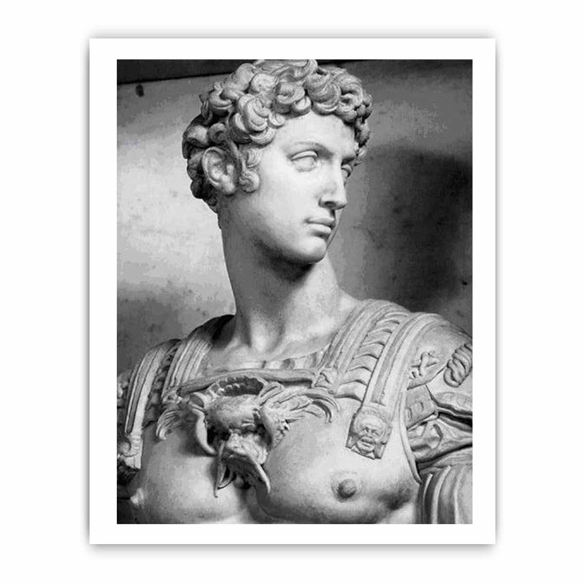 Tomb of Giuliano de' Medici: Giuliano de' Medici [detail: 1] By Michelangelo Buonarroti