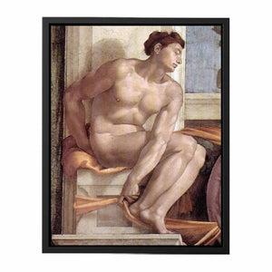Ignudo -10 1509 By Michelangelo Buonarroti