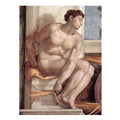 Ignudo -10 1509 By Michelangelo Buonarroti