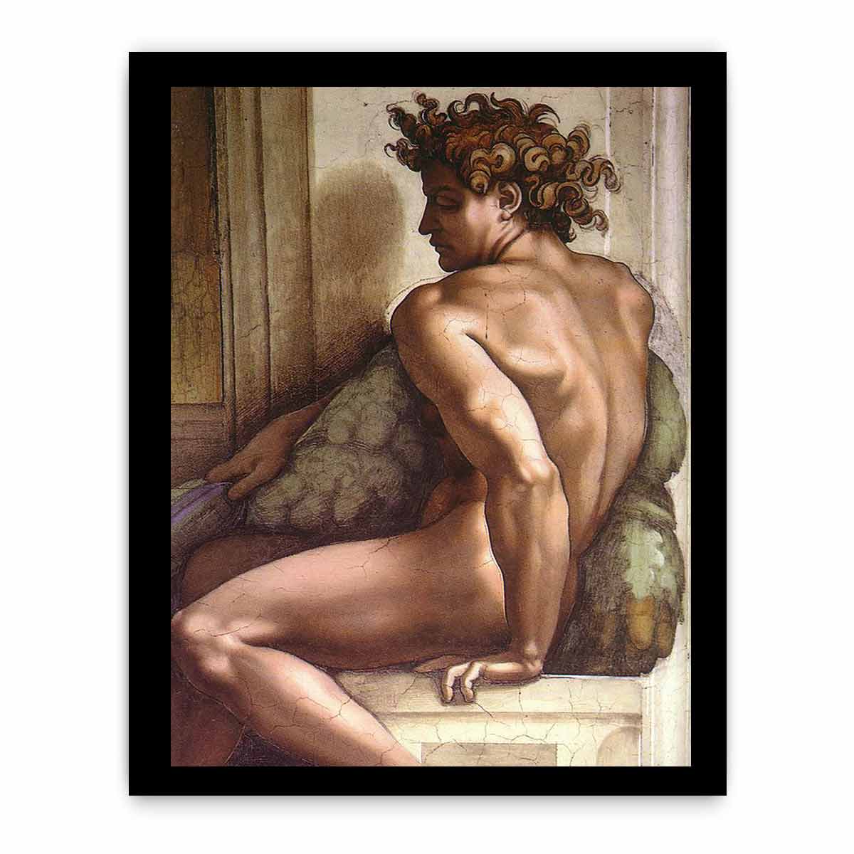 Ignudo -1 1509 By Michelangelo Buonarroti