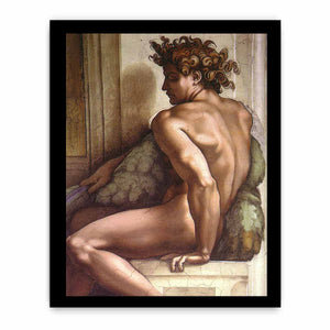 Ignudo -1 1509 By Michelangelo Buonarroti