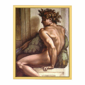 Ignudo -1 1509 By Michelangelo Buonarroti