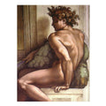 Ignudo -1 1509 By Michelangelo Buonarroti