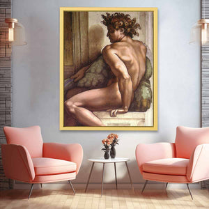 Ignudo -1 1509 By Michelangelo Buonarroti