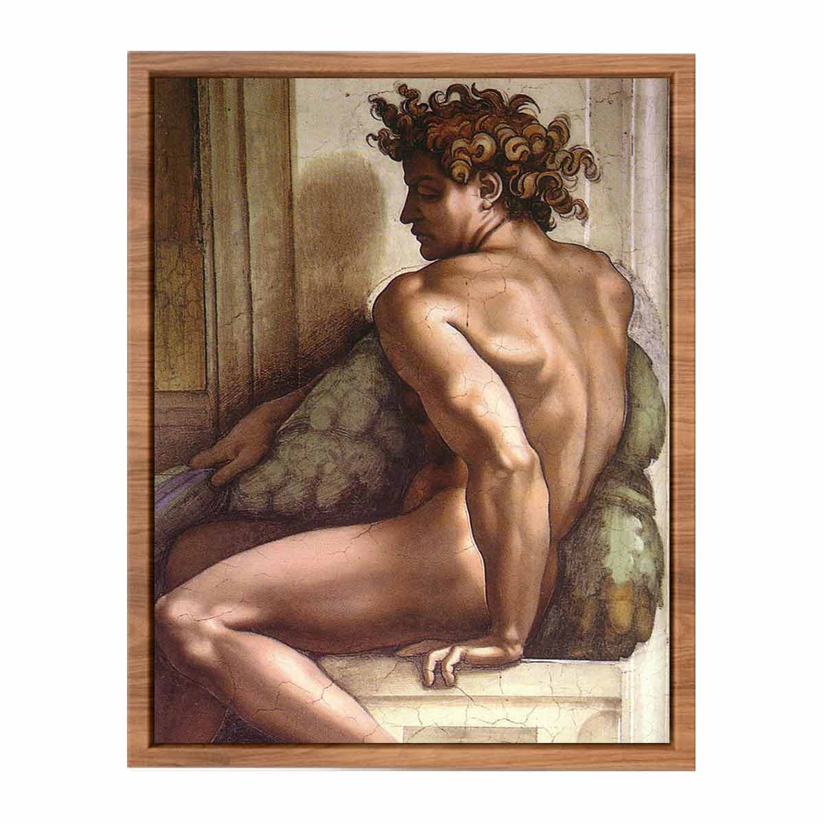 Ignudo -1 1509 By Michelangelo Buonarroti
