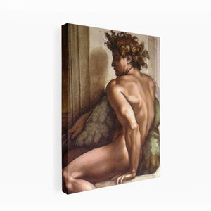 Ignudo -1 1509 By Michelangelo Buonarroti