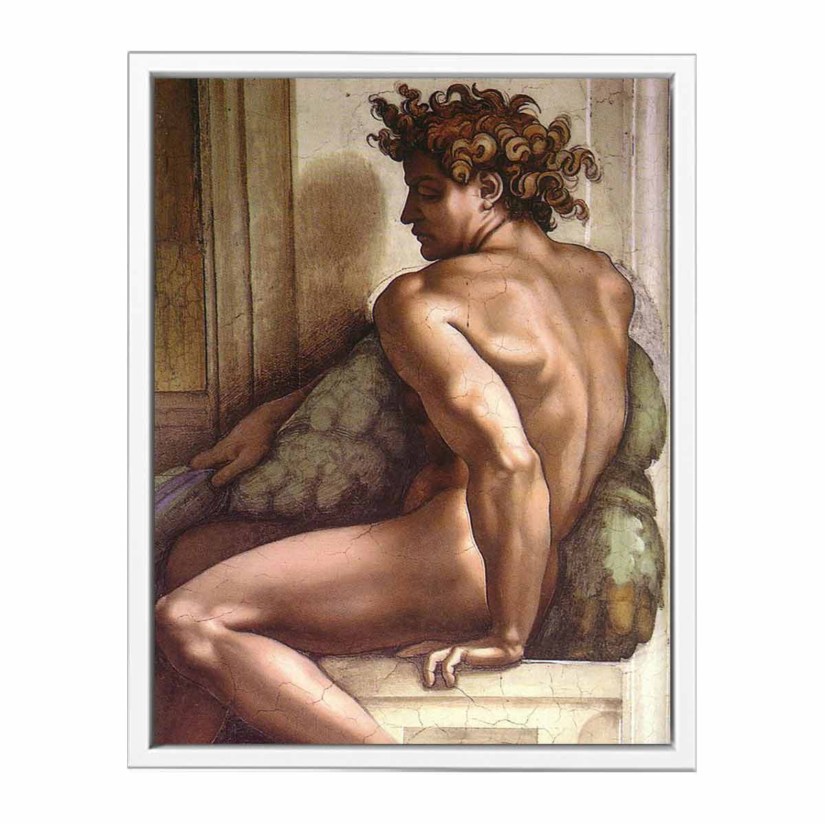 Ignudo -1 1509 By Michelangelo Buonarroti