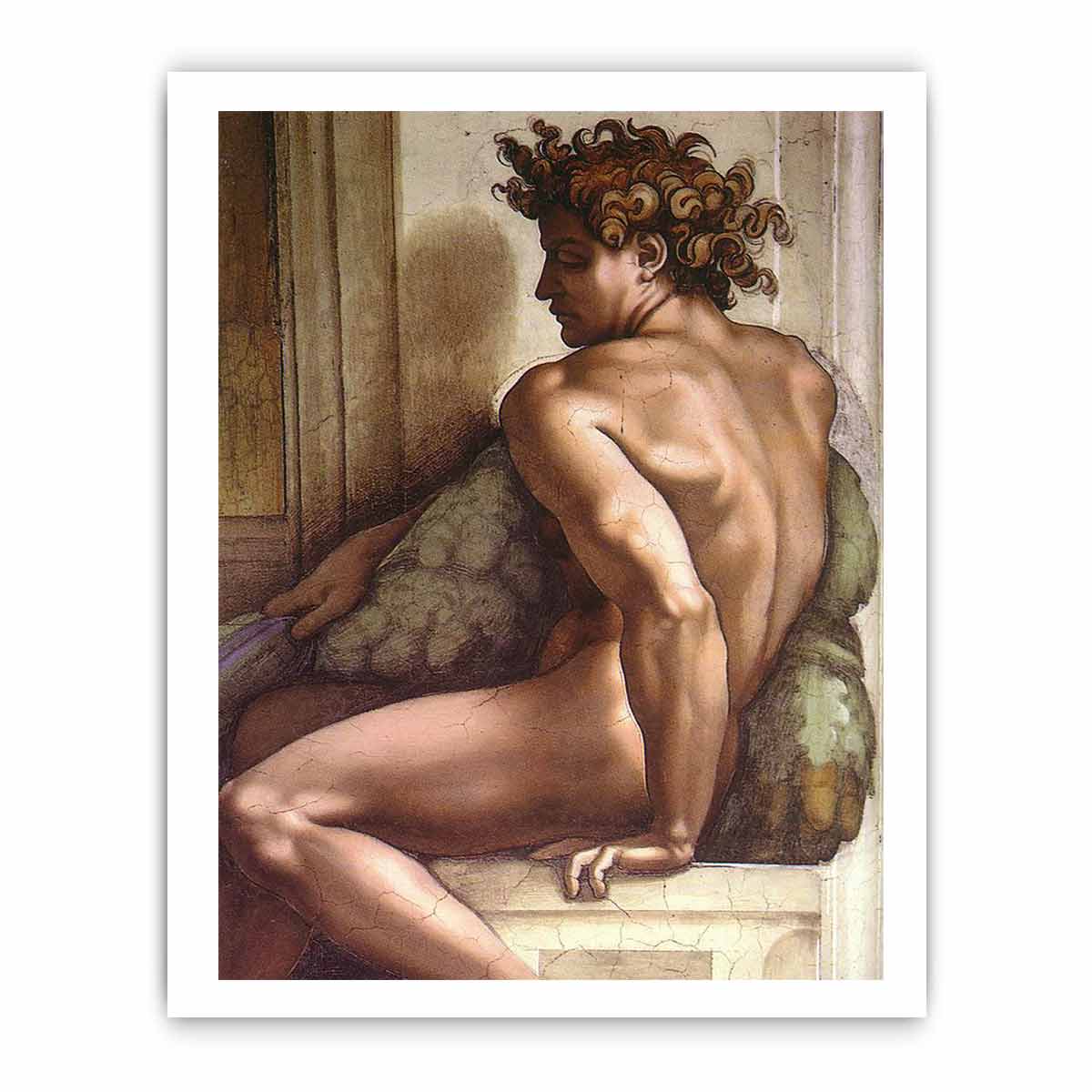 Ignudo -1 1509 By Michelangelo Buonarroti
