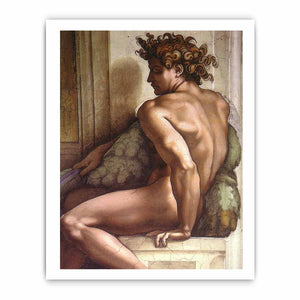 Ignudo -1 1509 By Michelangelo Buonarroti