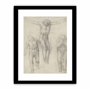 Study For Christ On The Cross With Mourners By Michelangelo Buonarroti