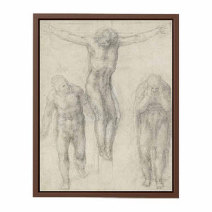 Study For Christ On The Cross With Mourners By Michelangelo Buonarroti