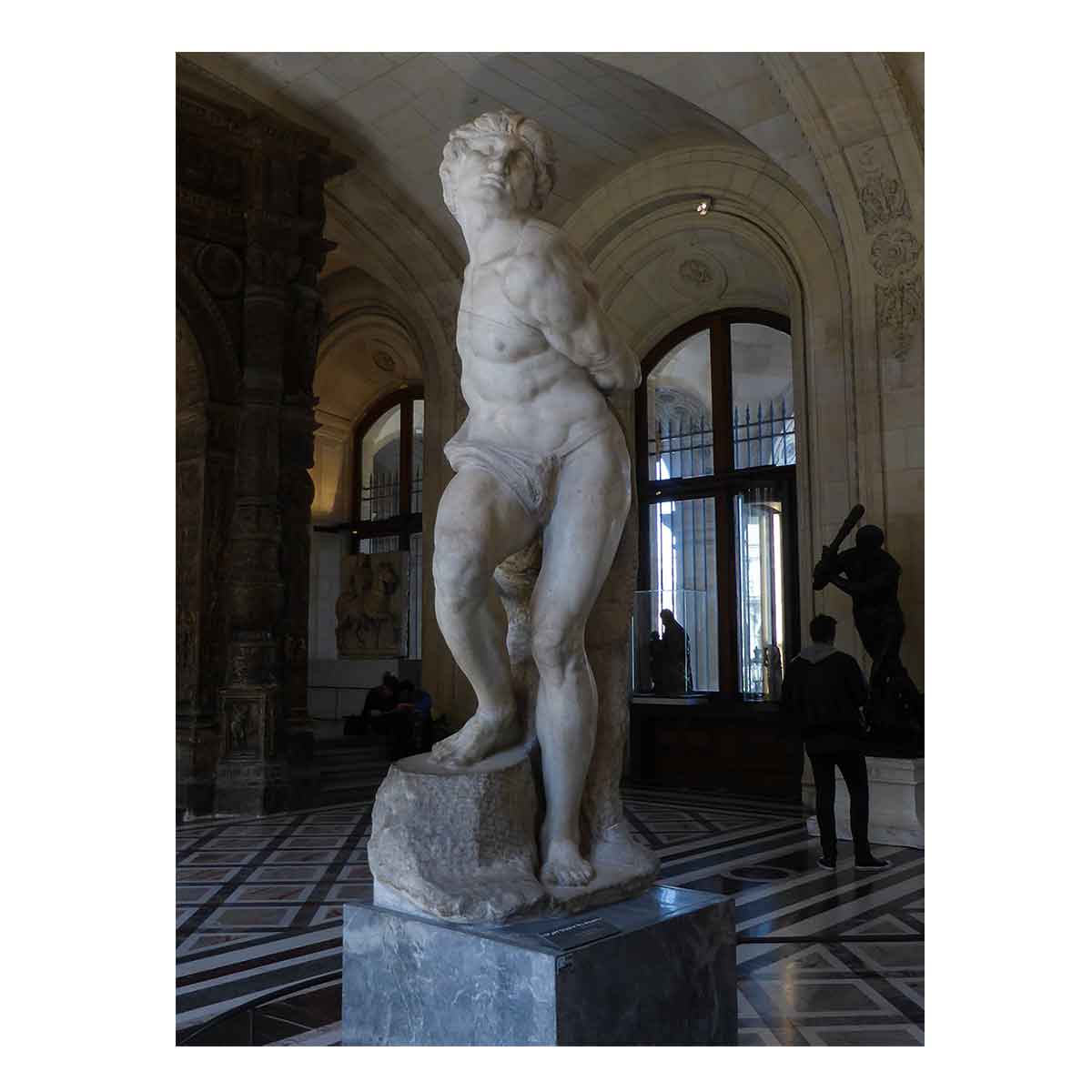 Rebellious Slave Edit this at Wikidata By Michelangelo Buonarroti