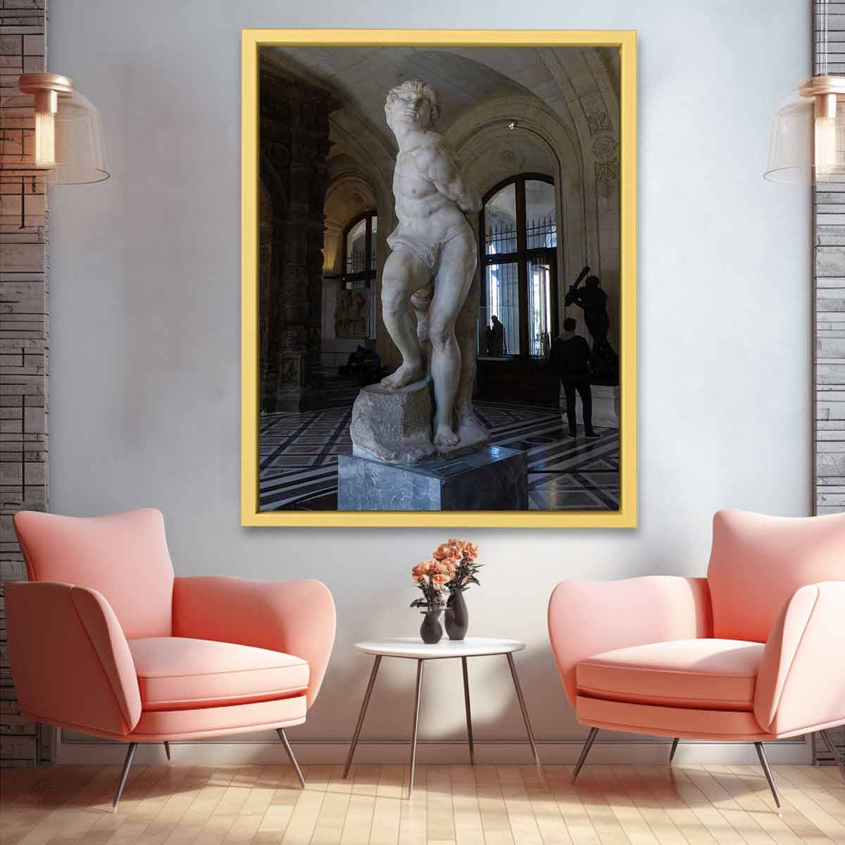 Rebellious Slave Edit this at Wikidata By Michelangelo Buonarroti