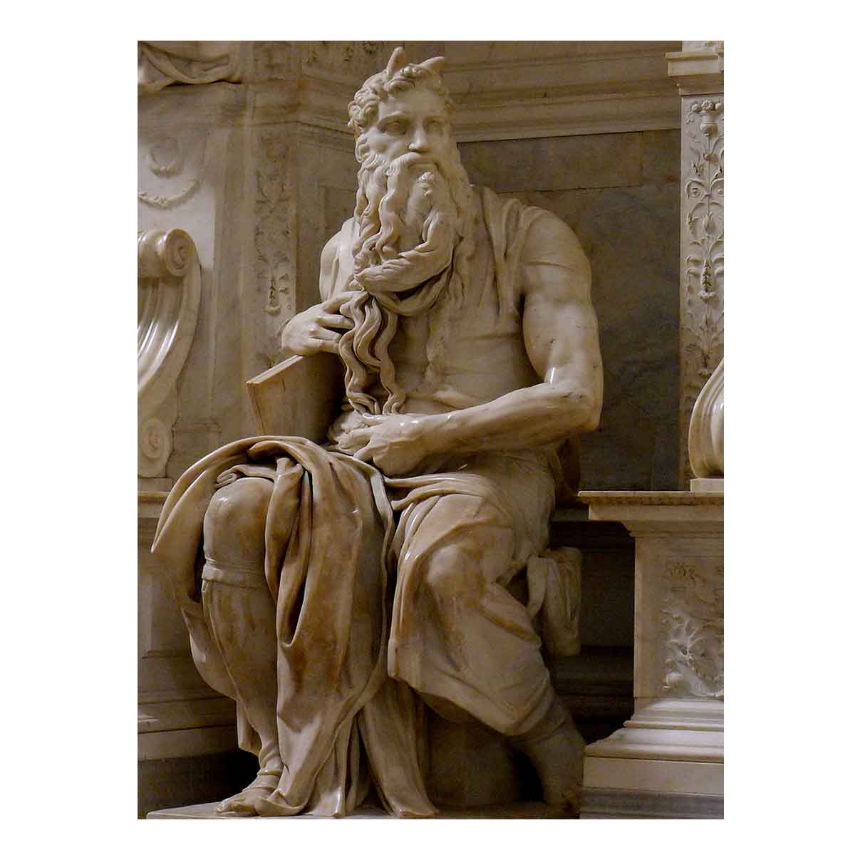 Moses By Michelangelo Buonarroti