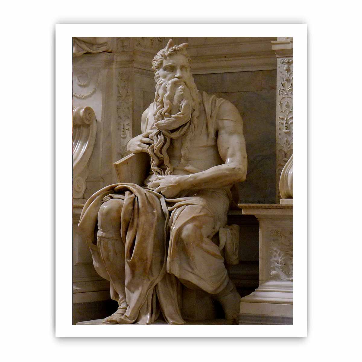 Moses By Michelangelo Buonarroti