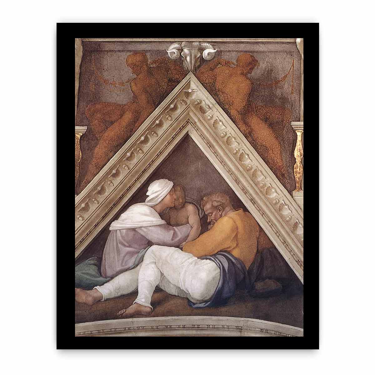 Ancestors of Christ: figures By Michelangelo Buonarroti