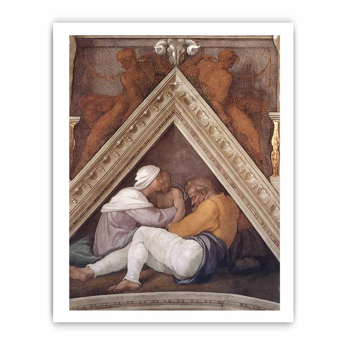 Ancestors of Christ: figures By Michelangelo Buonarroti