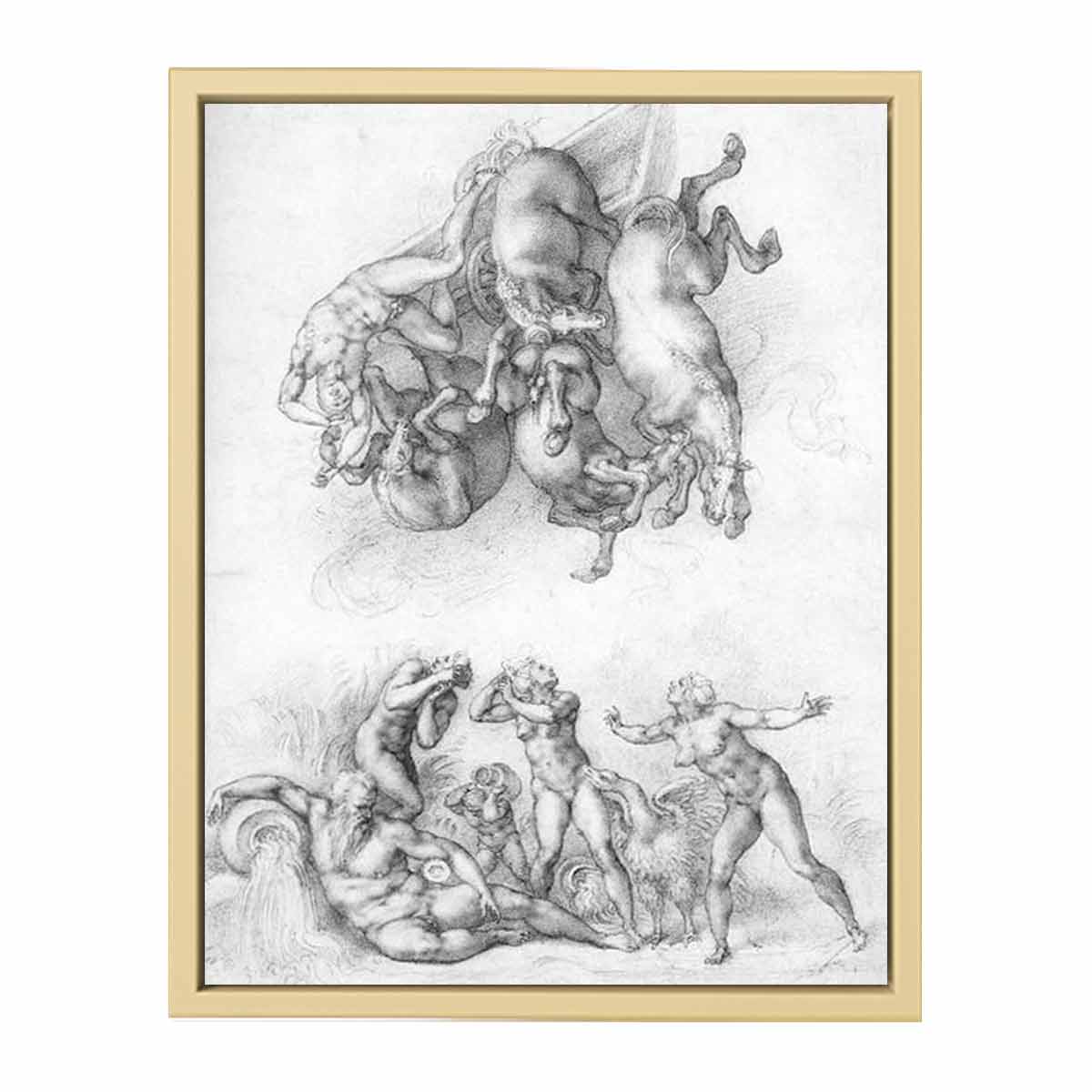 The Fall of Phaeton By Michelangelo Buonarroti