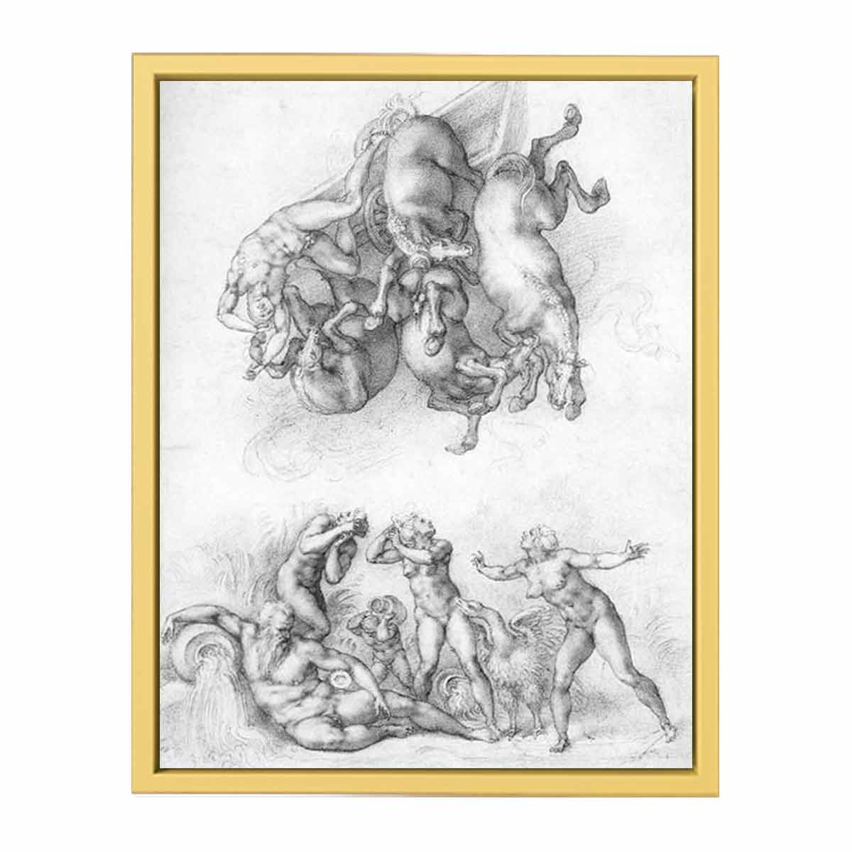 The Fall of Phaeton By Michelangelo Buonarroti