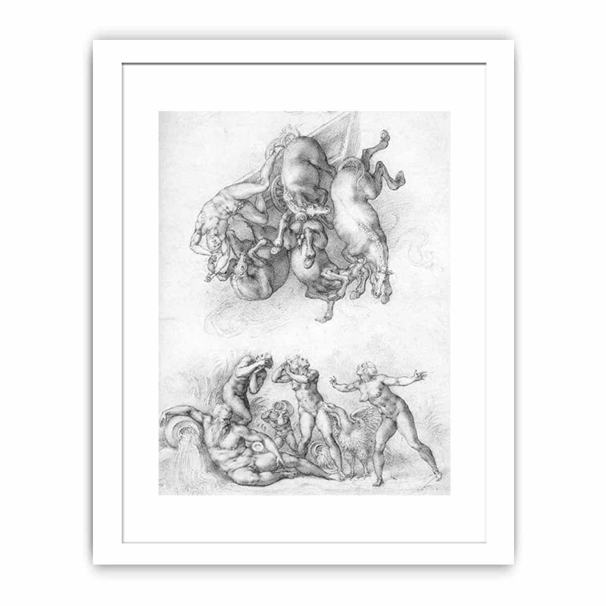 The Fall of Phaeton By Michelangelo Buonarroti