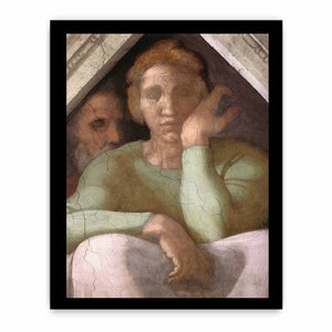 Ancestors of Christ: figures (detail) By Michelangelo Buonarroti