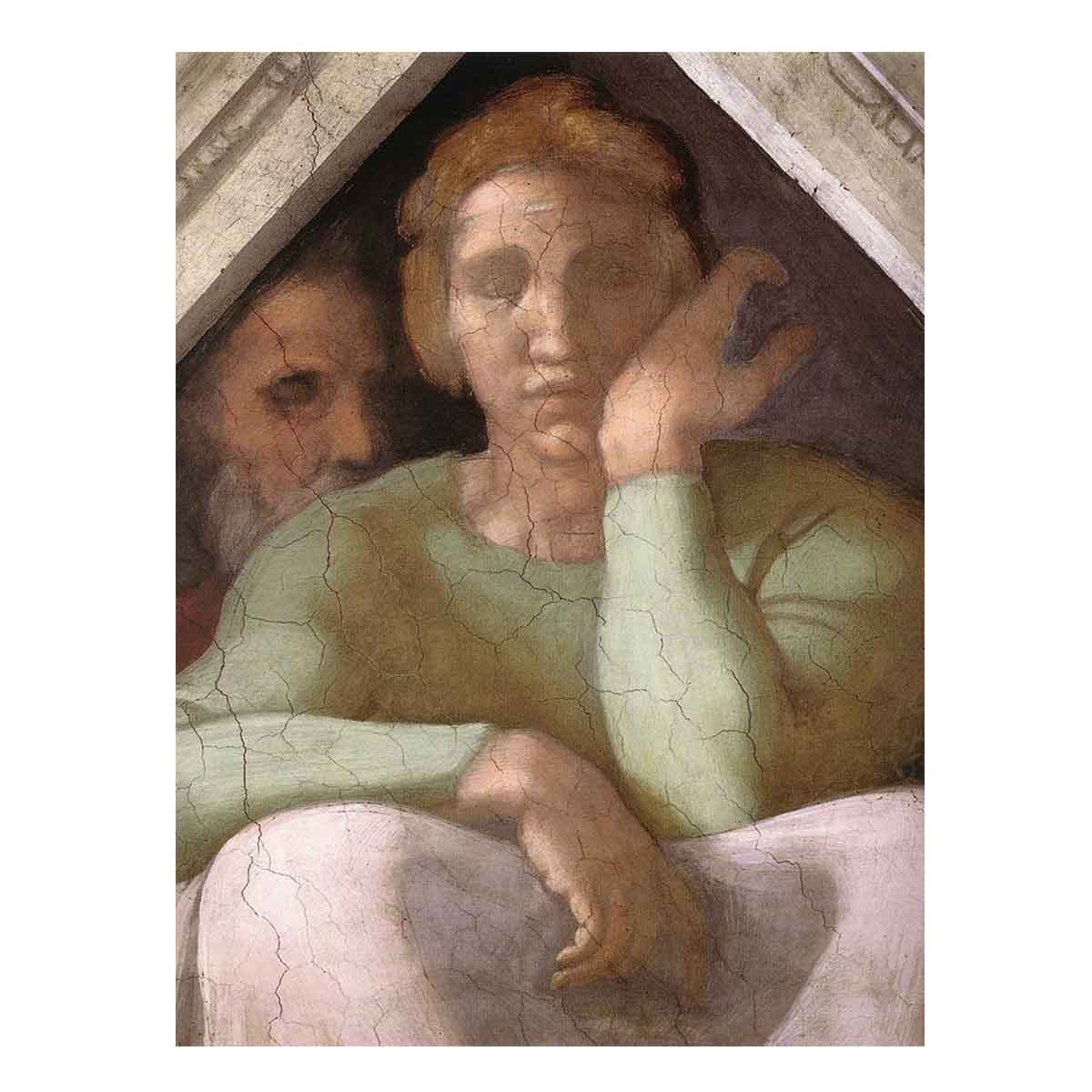 Ancestors of Christ: figures (detail) By Michelangelo Buonarroti