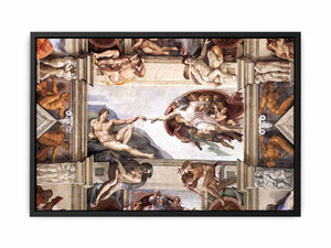The ceiling (detail):The Creation of Adam By Michelangelo Buonarroti