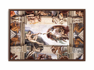 The ceiling (detail):The Creation of Adam By Michelangelo Buonarroti