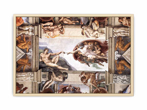 The ceiling (detail):The Creation of Adam By Michelangelo Buonarroti