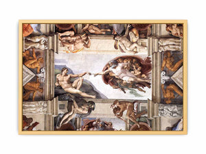 The ceiling (detail):The Creation of Adam By Michelangelo Buonarroti