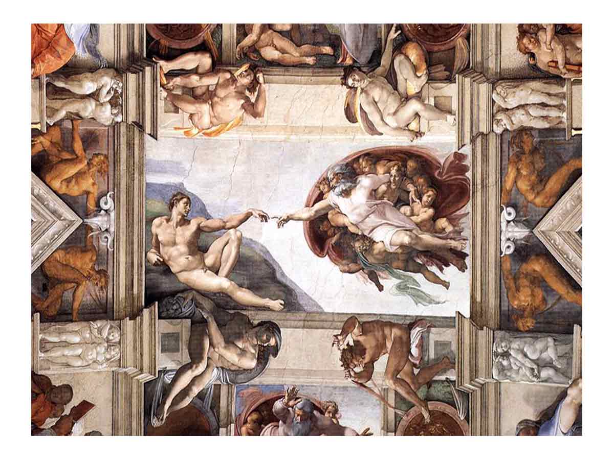 Ceiling of the Sistine Chapel - bay 4