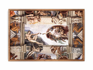 The ceiling (detail):The Creation of Adam By Michelangelo Buonarroti