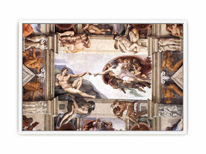 The ceiling (detail):The Creation of Adam By Michelangelo Buonarroti
