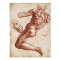 Study for an ignudo By Michelangelo Buonarroti