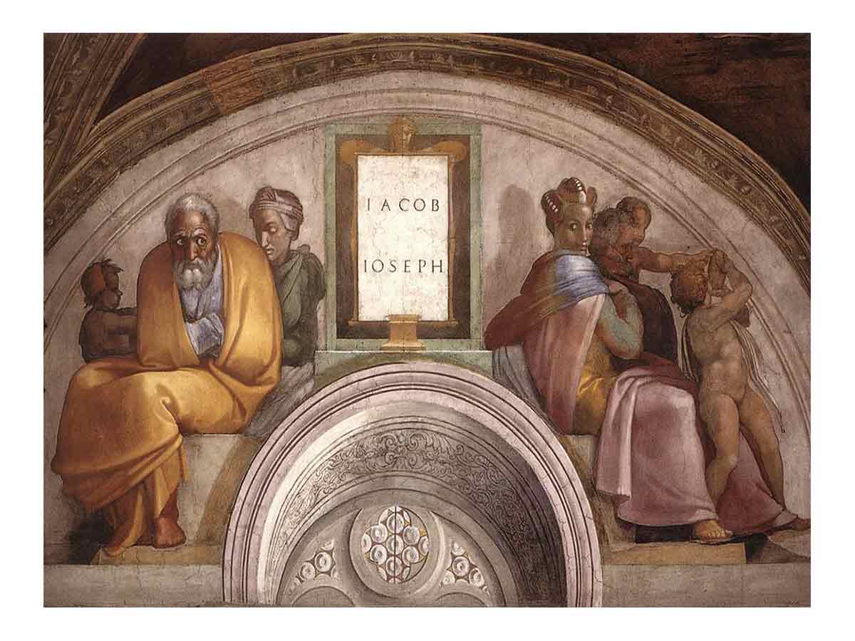 Jacob - Joseph By Michelangelo Buonarroti