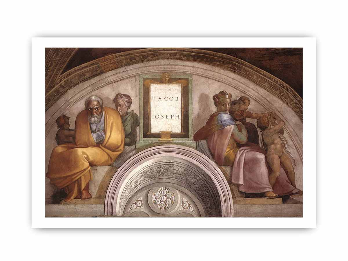Jacob - Joseph By Michelangelo Buonarroti
