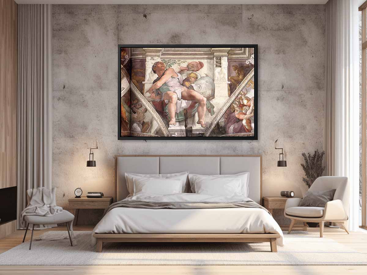 Frescoes above the altar wall By Michelangelo Buonarroti