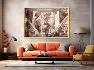 Frescoes above the altar wall By Michelangelo Buonarroti