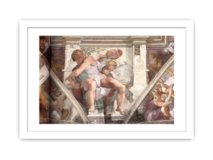 Frescoes above the altar wall By Michelangelo Buonarroti