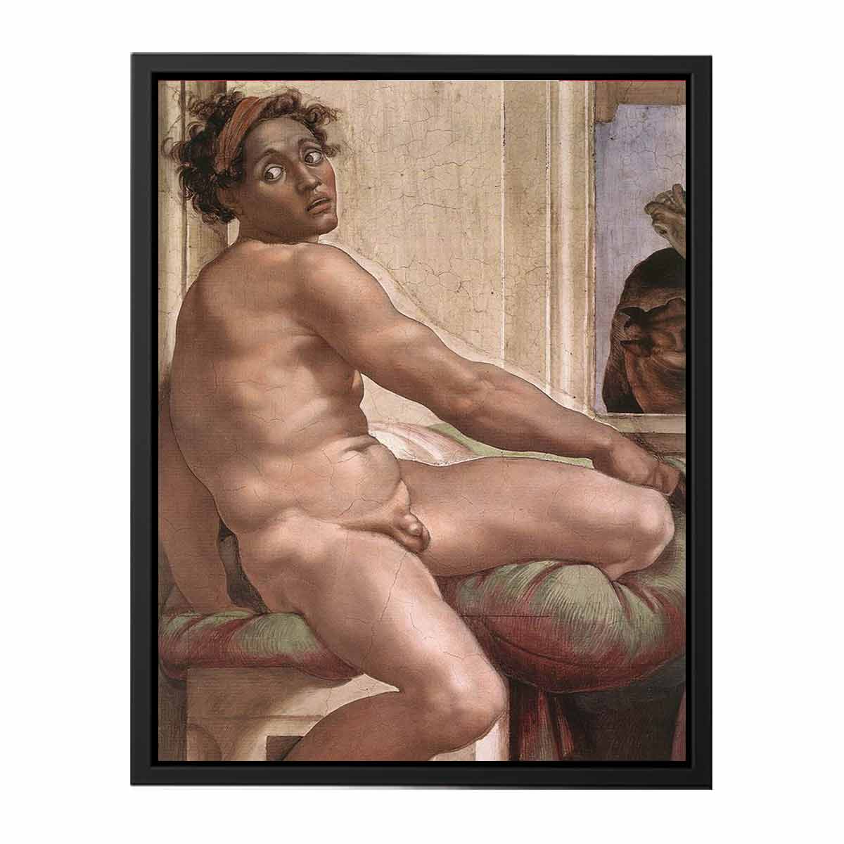 Ignudo -6 1509 By Michelangelo Buonarroti